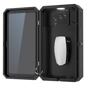 lot 1708 image: YONZEE Charger Station Box for Tesla Gen 3 Wall Connector Cover, IndoorOutdoor Wall Charger Box, Charging Cable Organizer Connector Case Waterproof Dustproof Combination Lock for Tesla Accessories