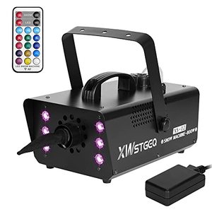lot 1732 image: Snow Machine 800 Watt with 6 LED Lights and Wireless Remote for Christmas Wedding Photography Parties Kids Stage Parades