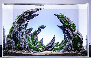 lot 1743 image: Allcolor Fish Tank Decor Rocks.Aquarium Decoration Model.Easy Superior Aquascape. (Soul Canyon-16inch)