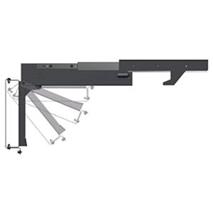 lot 1759 image: MORryde TV40010H Slide-Out and Flip Down Ceiling TV Mount