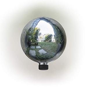lot 1866 image: Alpine Corporation GLB292SL Gazing Globe, 10 L x 10 W x 12 H