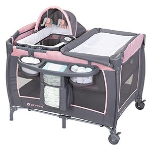 lot 1868 image: Baby Trend Lil Snooze Deluxe III, Cozy Pink