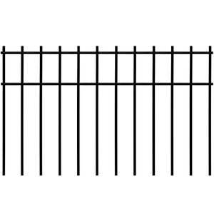 lot 1870 image: Meyoppm 10 Pack Animal Barrier Fence 20x12, Underground Decorative Garden Fencing with 1.5 inch Spike Spacing, Dog Rabbits Fences, Steel Fence Panel Ground Stakes Defense for Outdoor Patio