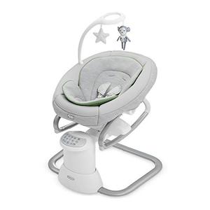 lot 1908 image: Graco, Soothe My Way Swing with Removable Rocker, Madden
