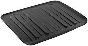 lot 1915 image: Rubbermaid Drain Board, Large, Black L3-1182-M6-BLA