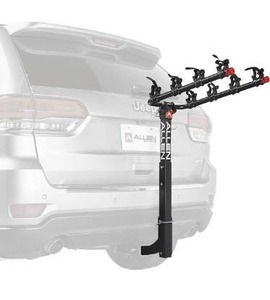 lot 1918 image: Allen Sports Deluxe 4-Bike Hitch Mount Rack (2-Inch Receiver) , Black