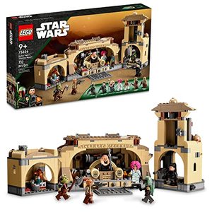 lot 1924 image: LEGO Star Wars Boba Fetts Throne Room 75326 Buildable Toy for Kids 9 Plus Years Old with Jabba The Hutts Palace & 7 Minifigures, Gift Idea