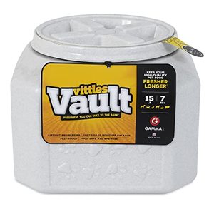 lot 3035 image: Gamma2 Vittles Vault Dog Food Storage Container, Up To 15 Pounds Dry Pet Food Storage