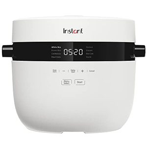 lot 3036 image: Instant 20-Cup Rice Cooker, Rice and Grain Multi-Cooker with Carb Reducing Technology without Compromising Taste or Texture, From the Makers of Instant Pot, Includes 8 Cooking Presets