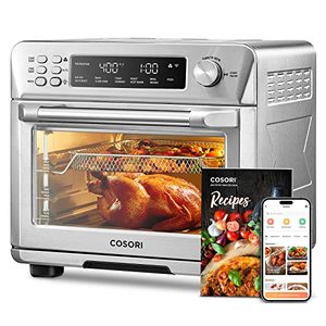 lot 1954 image: COSORI Toaster Oven Air Fryer Combo, 12-in-1, 26QT Convection Oven Countertop, Stainless Steel with Toast Bake and Broil, Smart, 6 Slice Toast, 12 Pizza,