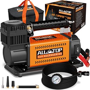 lot 1966 image: ALL-TOP Air Compressor Kit, 12V Portable Inflator 7.06 ft�Min, Offroad Air Compressor Pump for Truck Tires, Heavy Duty Max 150 PSI for 4x4 Vehicle & RV