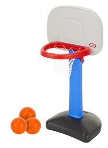 lot 1994 image: Little Tikes Easy Score Basketball Set, Blue, 3 Balls