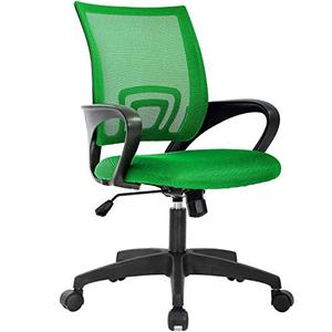 lot 3011 image: Home Office Chair Ergonomic Desk Chair Mesh Computer Chair with Lumbar Support Armrest Adjustable Rolling Swivel Chair for Women Adults, Green