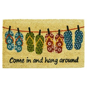 lot 3029 image: Calloway Mills 121831729 Flip-Flop Fun Doormat