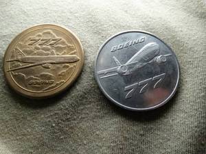 lot 33357 image: Boeing 777 Tokens  Coins