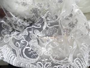 lot 33397 image: White Wedding Veil Material