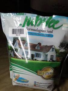 lot 33408 image: Bermuda Grass Seed  Partial 2 Lb Bag