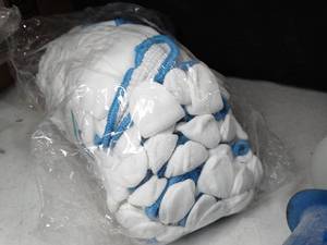 lot 33440 image: Bag of White Ansell Cotton Gloves