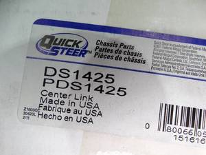 lot 33474 image: In Box  Quick Steer DS1425 PDS1425  Center Link