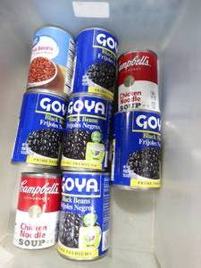 lot 33523 image: Variety of Outdated Can Goods