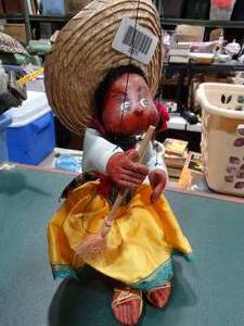 lot 33570 image: Lady w Broom Marinette Doll