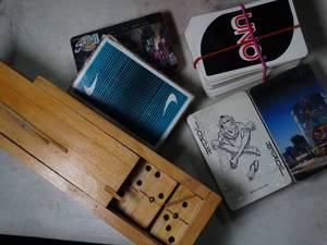 lot 33605 image: Lot of Playing Cards and Dominoes