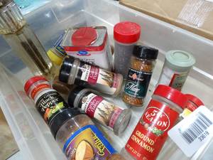 lot 33618 image: Flat of Seasoning  Spices