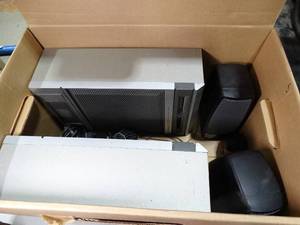 lot 33652 image: Shelf and Computer Speakers