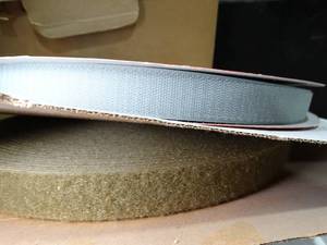 lot 33653 image: Grey and Khaki Hook & Loop Long Rolls