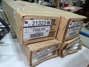 lot 33657 image: GE F40KB 6Pk x 4  24 Bulbs