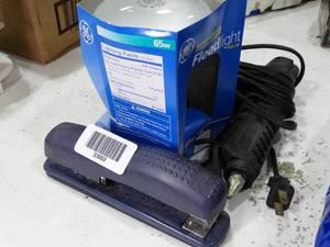 lot 33669 image: Bulb - Stapler - Glue Gun  Lot