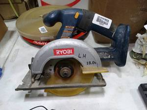 lot 33679 image: Ryobi 18v Portable Circular Saw - wo Battery