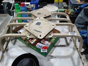 lot 33710 image: 2 Boat Seat Mounts