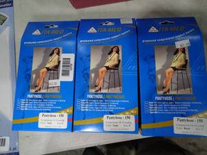 lot 33725 image: Lot of 3  ITA-MED Compression Pantyhose
