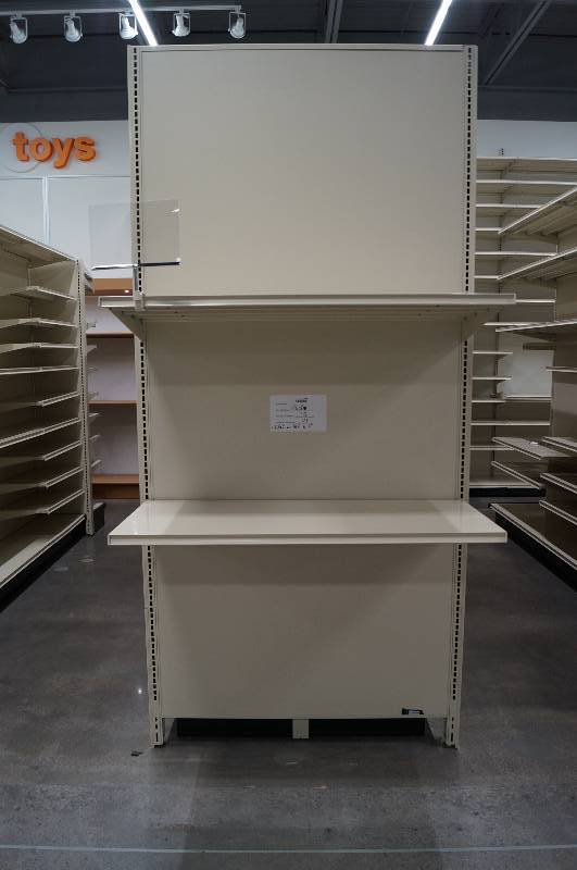 lot 7004 image: 1 Lozier Brand (The Cadillac of shelving) Gondola Unit