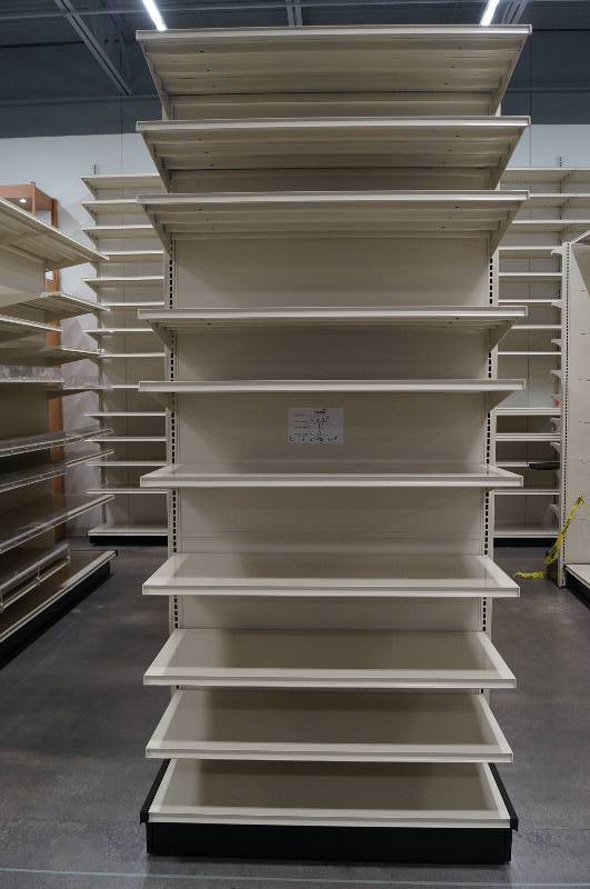 lot 7005 image: 1 Gondola Unit Lozier Brand (The Cadillac of shelving)