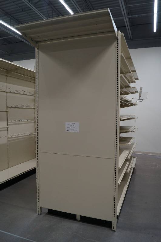 lot 7009 image: 1 Gondola Unit Lozier Brand (The Cadillac of shelving)