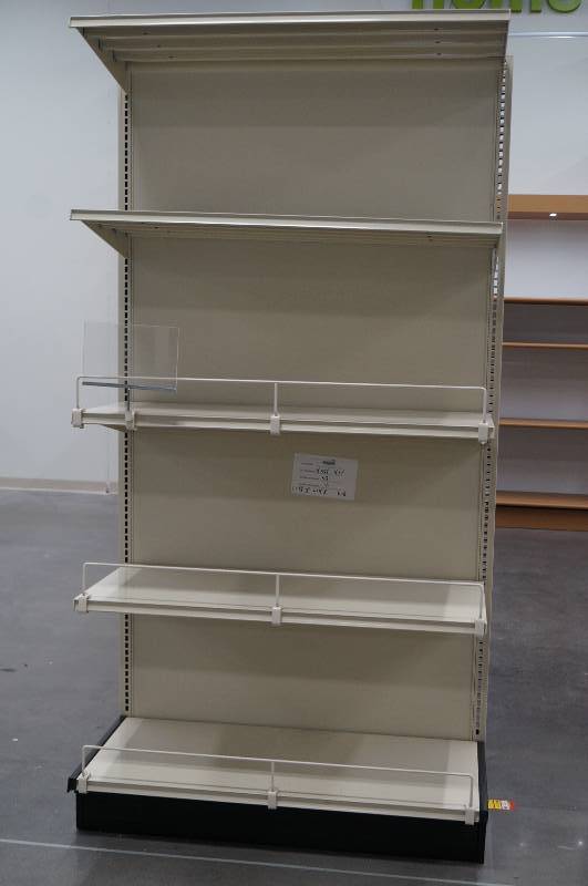 lot 7013 image: 1 Gondola Unit Lozier Brand (The Cadillac of shelving)