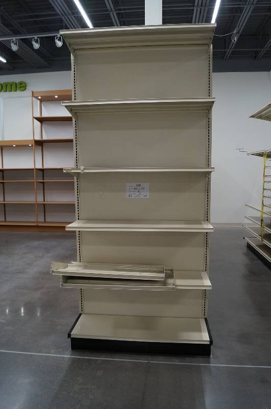 lot 7014 image: 1 Gondola Unit Lozier Brand (The Cadillac of shelving)