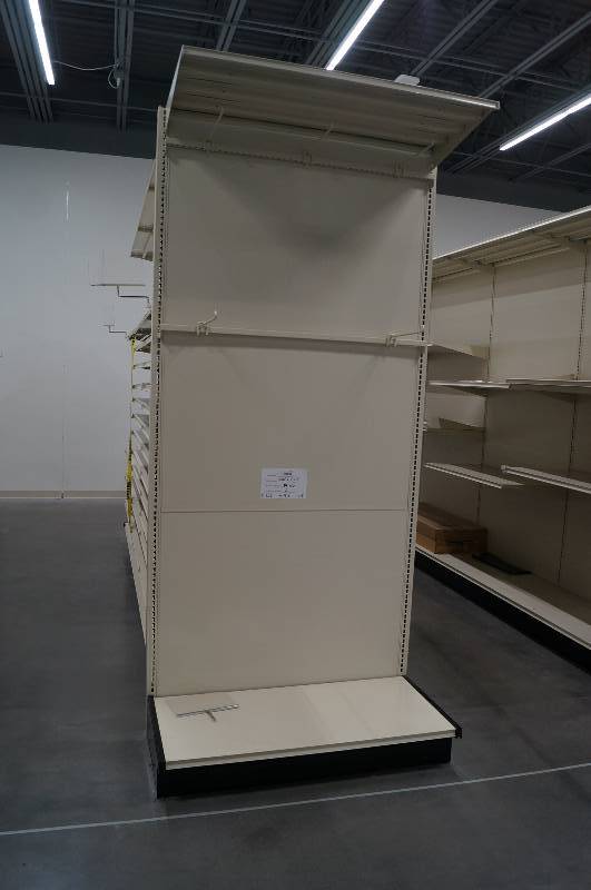 lot 7015 image: 1 Gondola Unit Lozier Brand (The Cadillac of shelving)