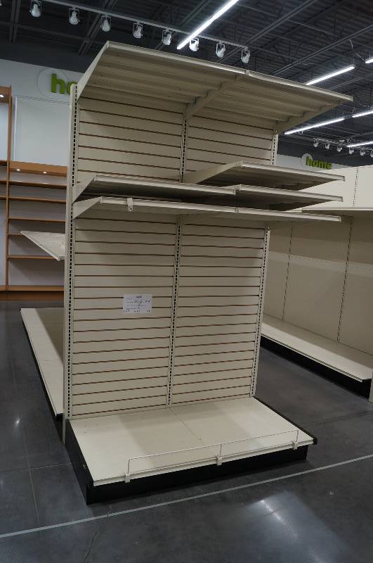 lot 7019 image: 1 Gondola Unit Lozier Brand (The Cadillac of shelving)