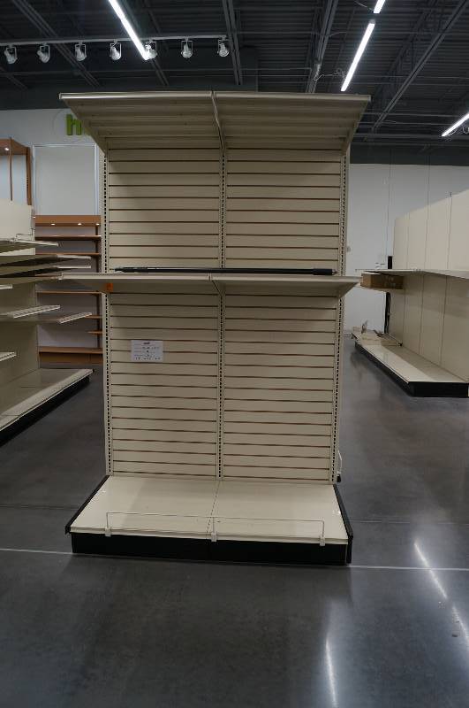 lot 7020 image: 1 Gondola Unit Lozier Brand (The Cadillac of shelving)