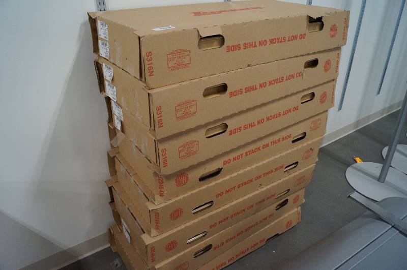 lot 7067 image: 8 Boxes new shelving