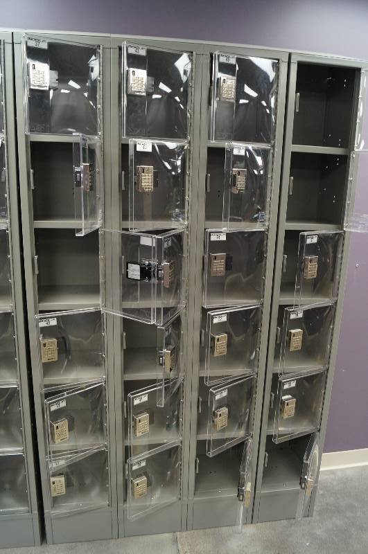 lot 8255 image: Digital Locker Set up 4 sections in this lot LockUp Brand Lock