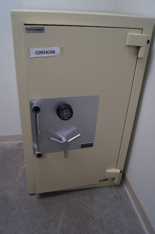 lot 8700 image: Amvault high security safe TL-15 rated Burglary Safe