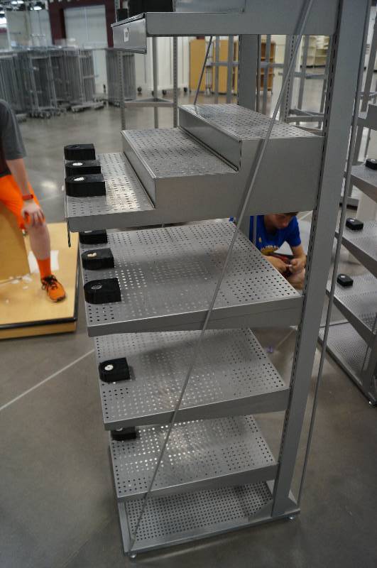 lot 7048 image: Designer Shelves - Store or garage, solid and great shelves