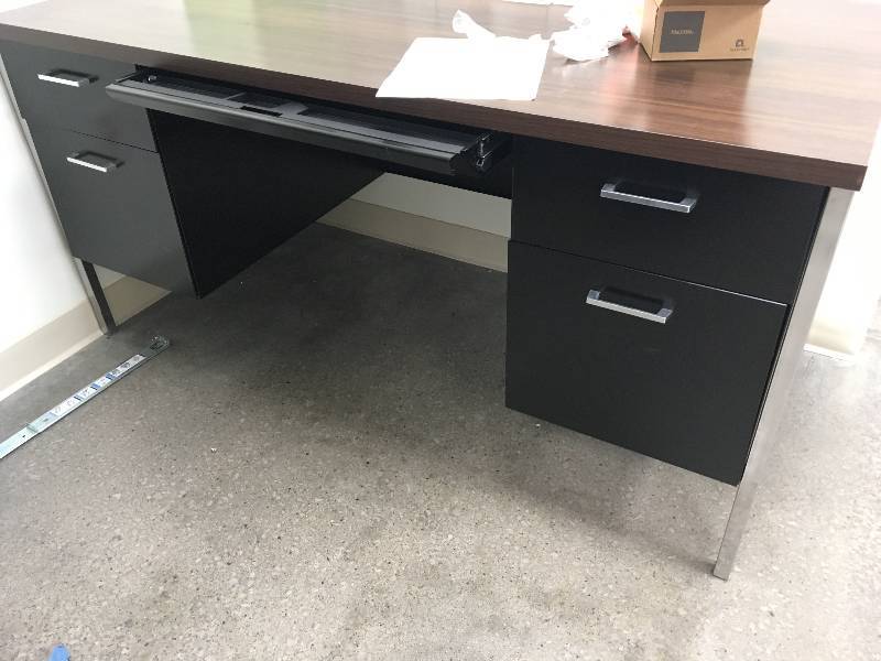 lot 2026 image: Nice Office Desk, as pictured.