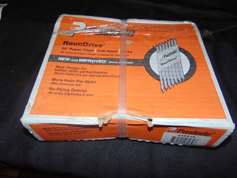 lot 7078 image: (1) case Paslode Round drive 30 degree paper-tape, full head, brite nails
