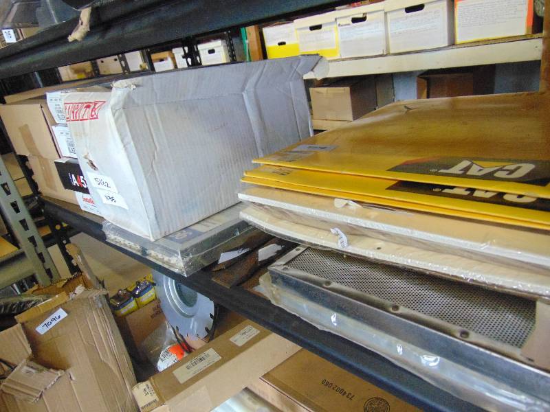 lot 7125 image: (22) ct. misc. mixed lot Cat Shim, Filters, headlight, bits and more