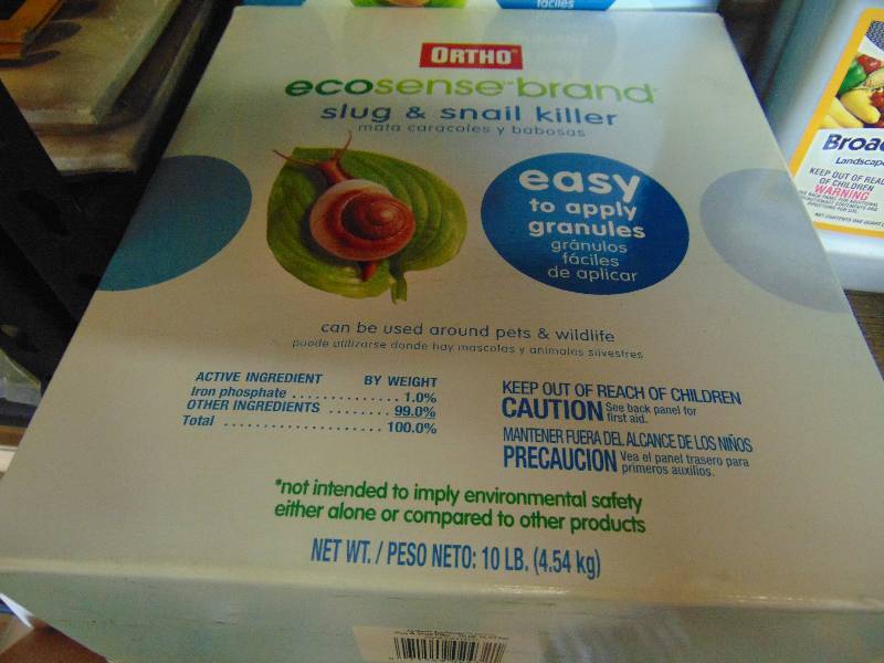 lot 7128 image: (1) box Ortho Eco-Sense Brand Slug & Snail Killer, 10 lb. box